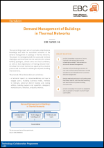 Factsheet: Demand Management of Buildings  in Thermal Networks