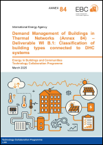 Deliverable WI B.1: Classification of building types connected to DHC systems